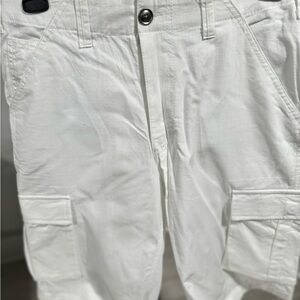 Men’s white  size 32 never worn Paulo Solari cotton shorts